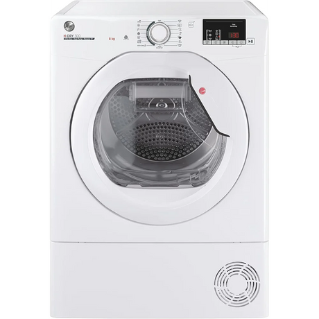 Hoover 8kg Heat Pump Tumble Dryer - White | HLEH8A2DE-80