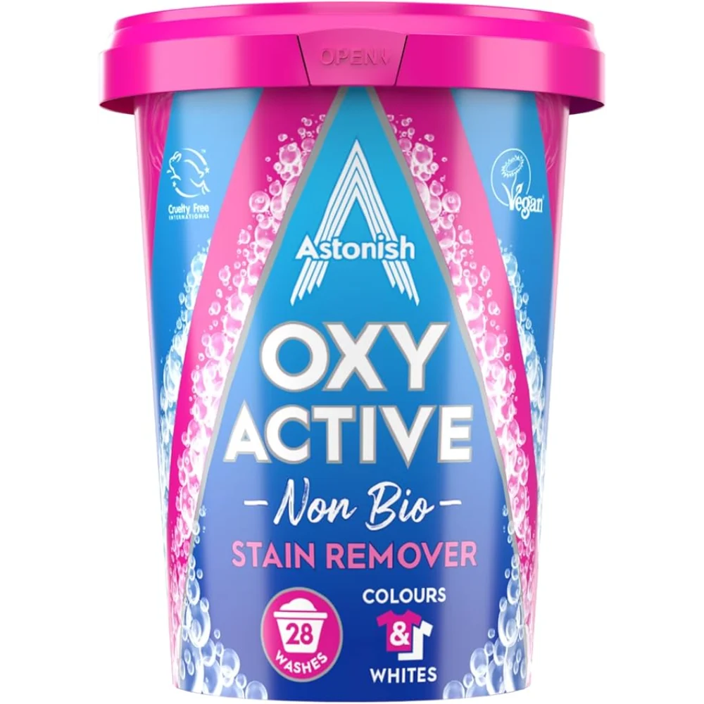 Astonish Oxy Active Non Bio Stain Remover 625g | C1405