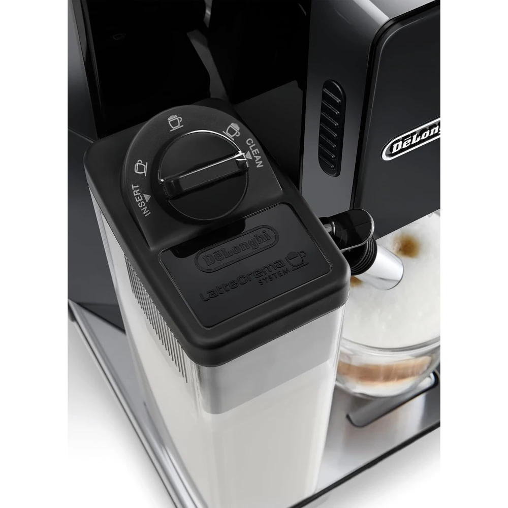 DeLonghi Eletta Cappuccino Automatic Bean to Cup Coffee Machine with Auto Milk | ECAM44.660.B