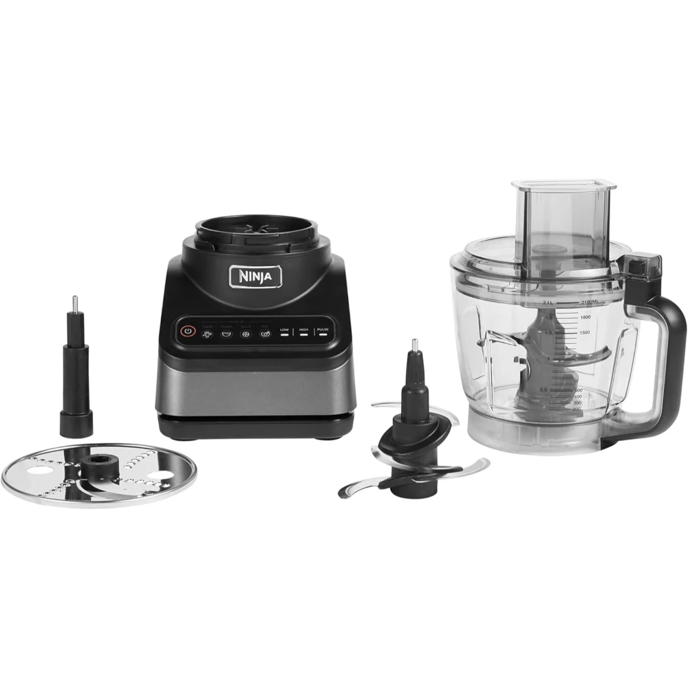 Ninja 2.1 Litre Food Processor With Auto IQ 850W - Grey | BN650UK