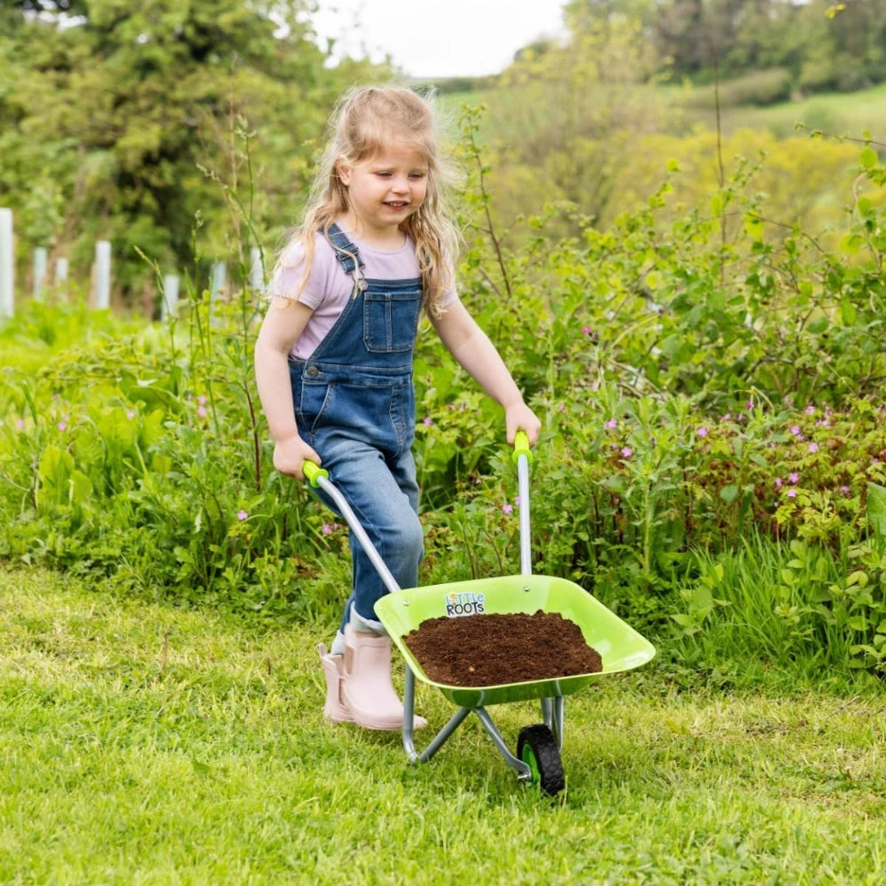 Little Roots Kids Wheelbarrow - Green | BGG1655