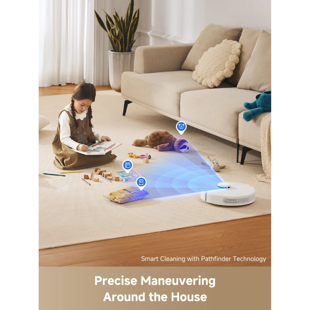 Dreame D10 Plus Gen 2 Robot Vacuum Robotic Vac - White | RLD32GD