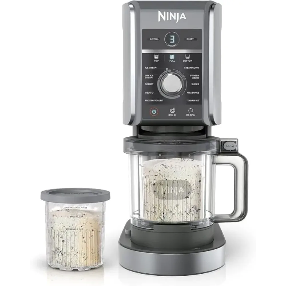 Ninja CREAMi Deluxe 10-in-1 Ice Cream and Frozen Drink Maker | NC501UK