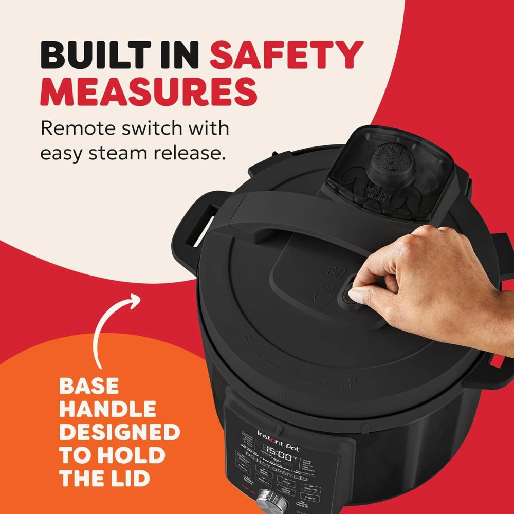 Instant Pot Duo Plus with Whisperquiet Multi Cooker 5.7 Litre - Black | 112-3079-01-UK