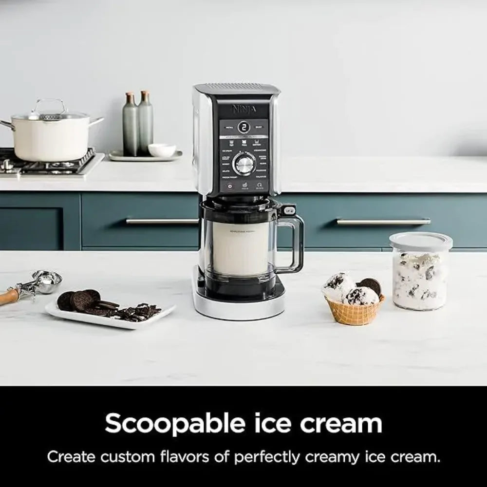 Ninja CREAMi Deluxe 10-in-1 Ice Cream and Frozen Drink Maker | NC501UK