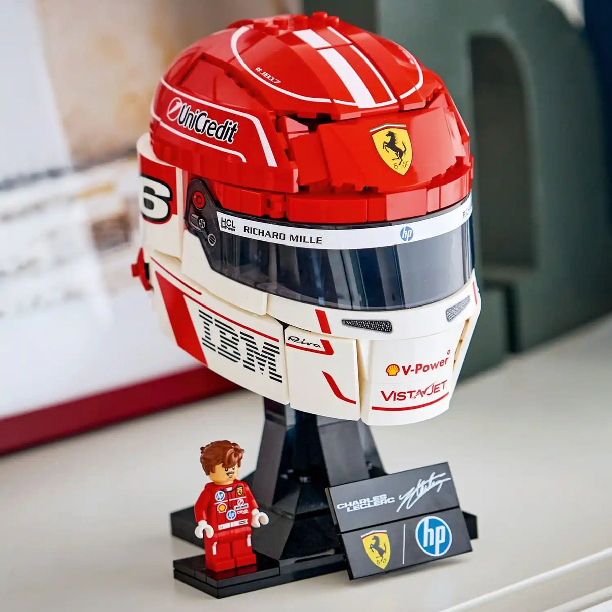 Lego Editions Scuderia Ferrari HP Charles Leclerc F1 Helmet | 43014