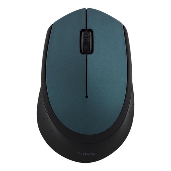 Deltaco Wireless Computer Mouse - Green | MS461