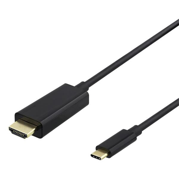 Deltaco HDMI 4K UHD Cable Gold Plated 1 Metre | HDMI1010R
