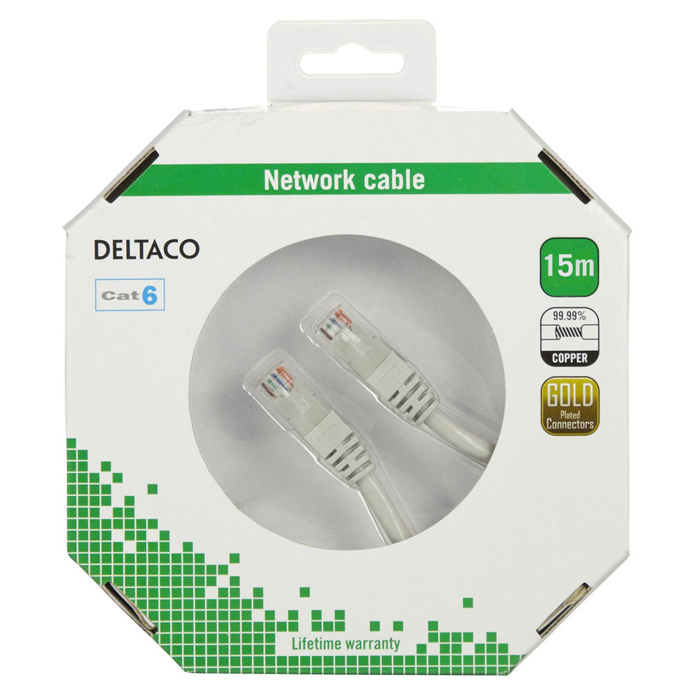 Deltaco Cat 6 Network Cable 15 Metre | TP615VR