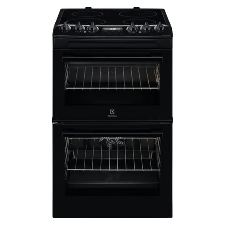 Electrolux 55cm Double Oven Electric Cooker - Black | LKR555100B