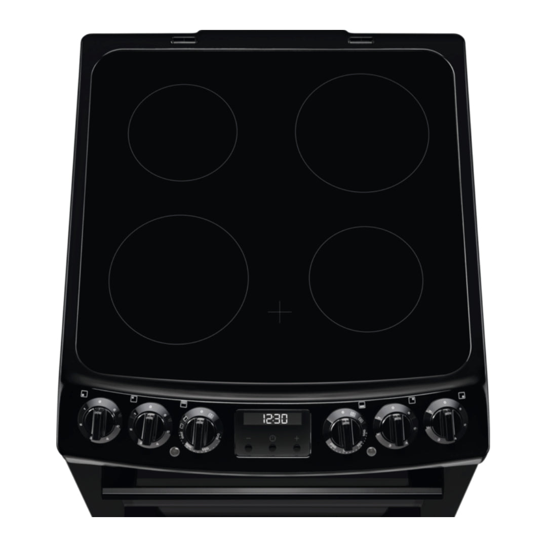 Electrolux 55cm Double Oven Electric Cooker - Black | LKR555100B