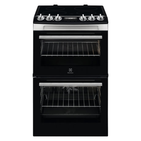 Electrolux 55cm Double Oven Electric Cooker - Stainless Steel | LKR555100X