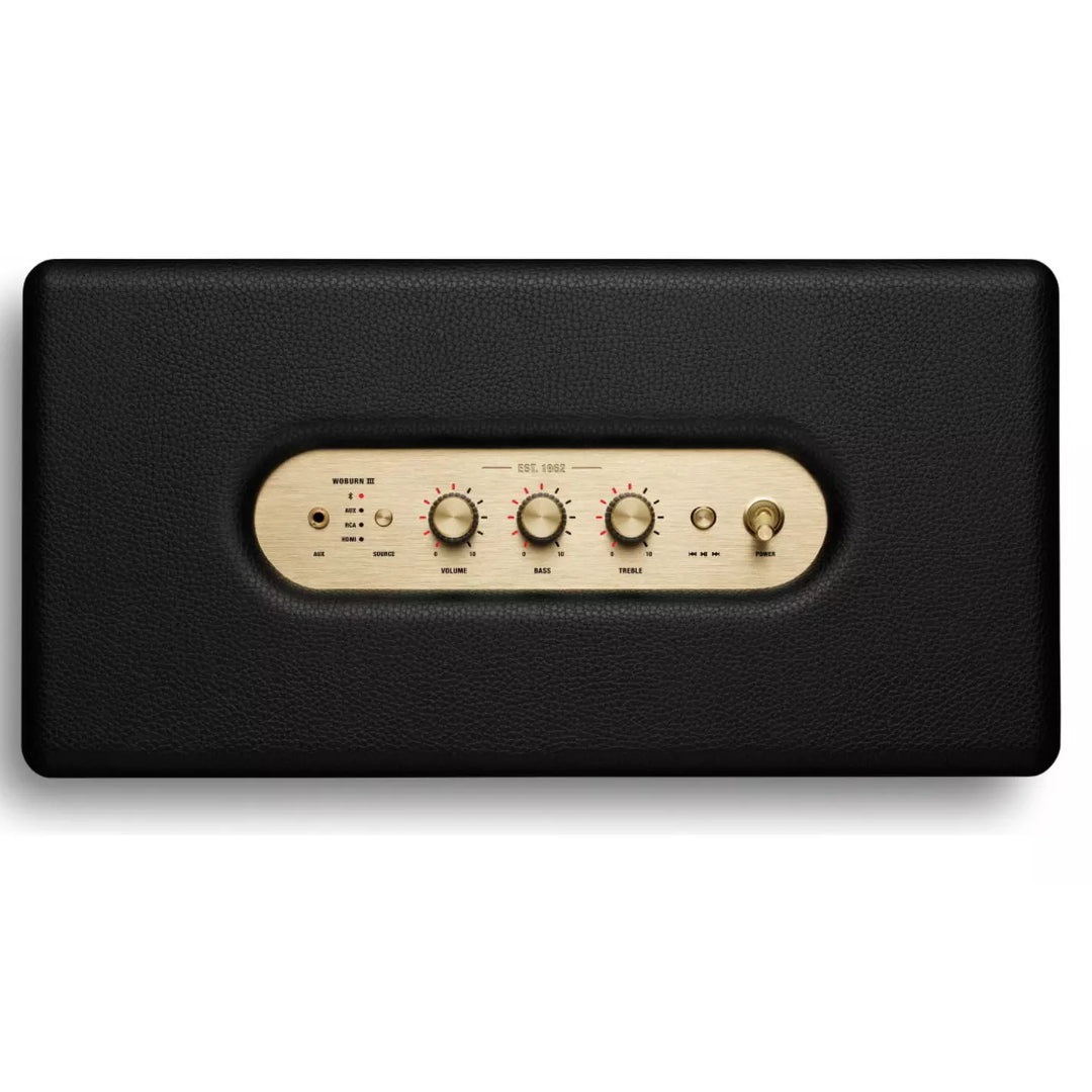 Marshall Woburn III Superior Portable Wireless Bluetooth Speaker - Black Brass | 1006018