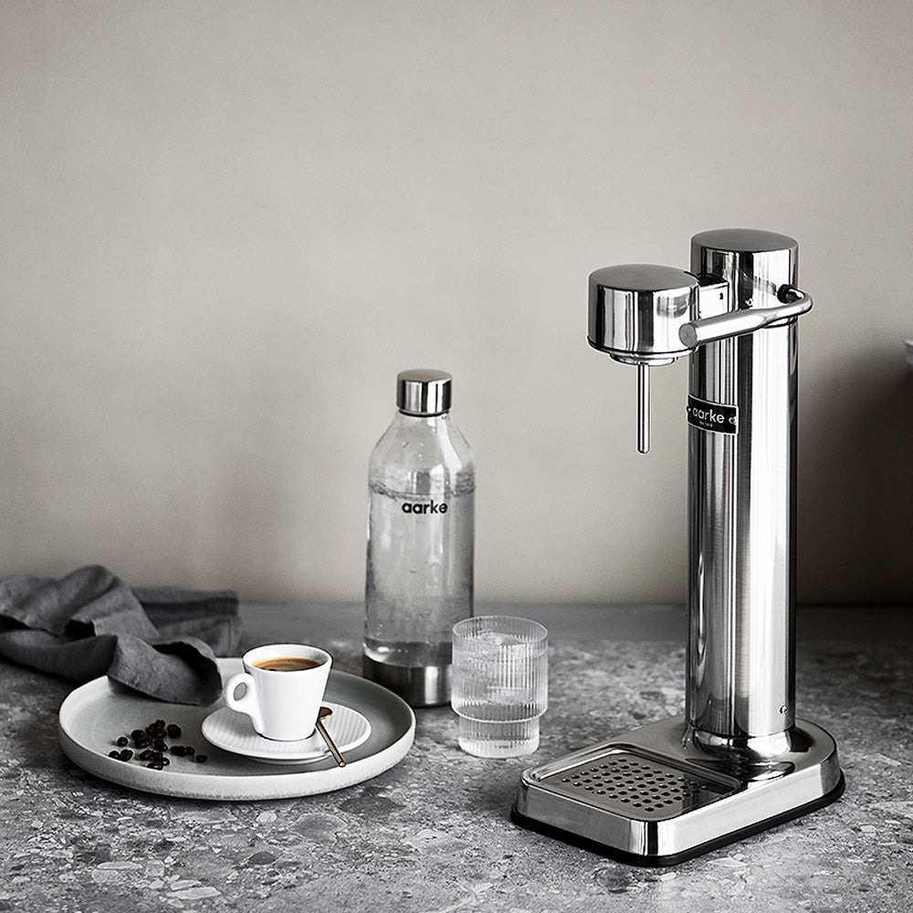 Aarke Carbonator 3 Sparkling Water Maker - Polished Steel | AAC3-Steel