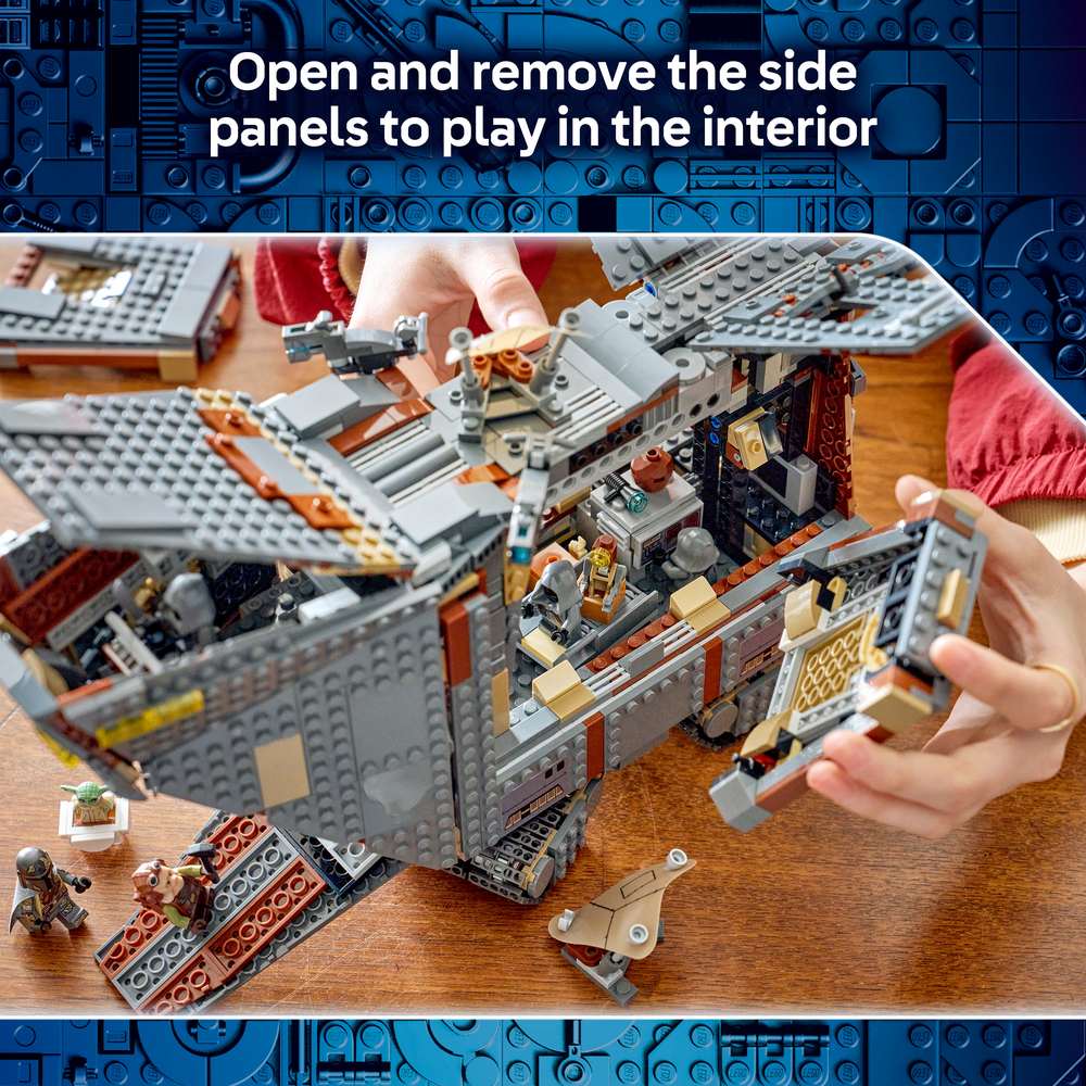 LEGO Star Wars™ Offworld Sandcrawler™ and Mudhorn 75453 - captioned product view. 1683 pieces. Ages 14+.