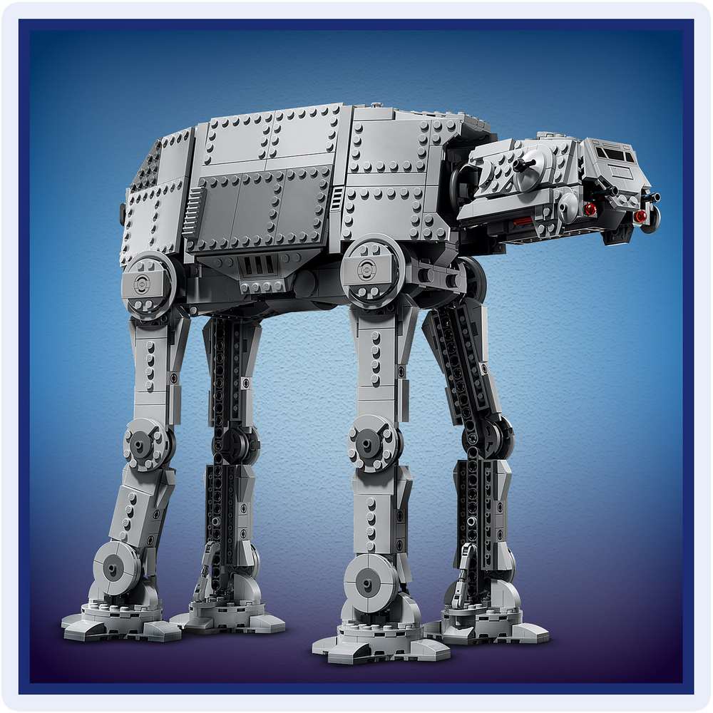 LEGO Star Wars™ Imperial Remnant AT-AT™ with INT-4 75454 - close-up detail of the finished build. 1453 pieces. Ages 10+.