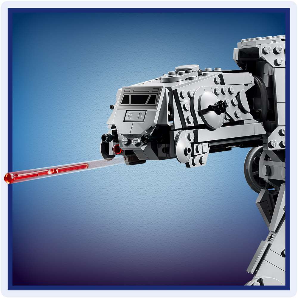 LEGO Star Wars™ Imperial Remnant AT-AT™ with INT-4 75454 - close-up detail of the finished build. 1453 pieces. Ages 10+.