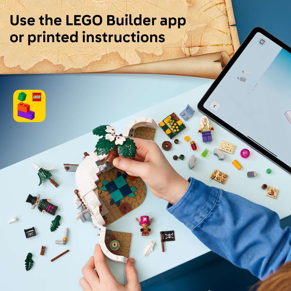 LEGO ONE PIECE Dr. Hiriluk's Hideout 75641 - captioned product view. 271 pieces. Ages 9+.