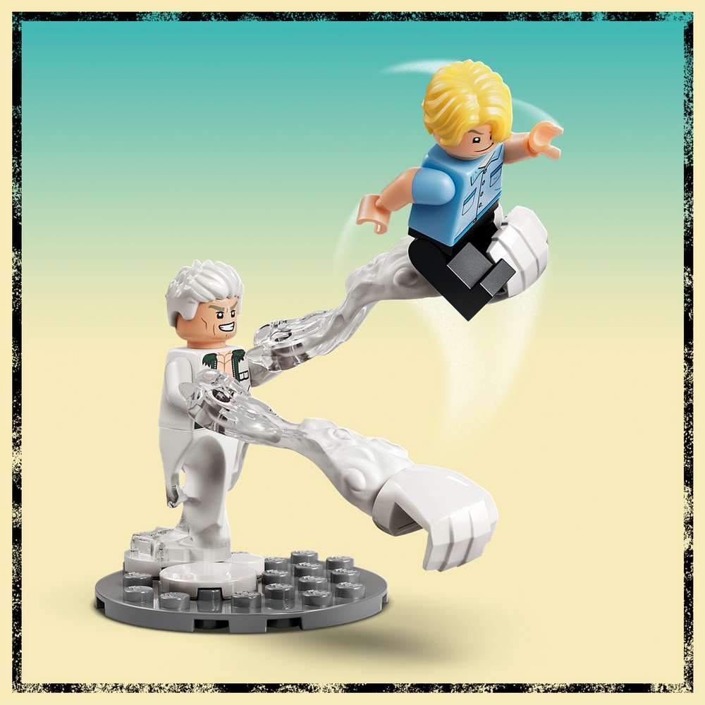 LEGO ONE PIECE Showdown with Captain Smoker 75642 - close-up detail of the finished build. 547 pieces. Ages 9+.