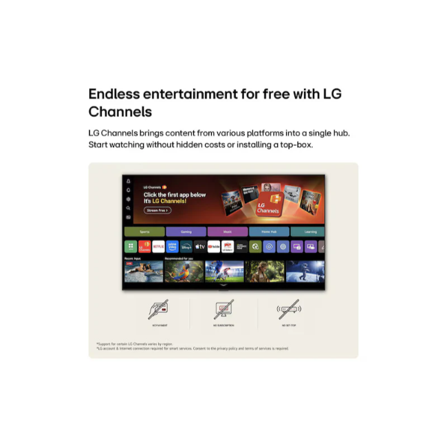 LG NU85 43 Inch 4K Smart TV - Black | 43NU850B6LA.AEI