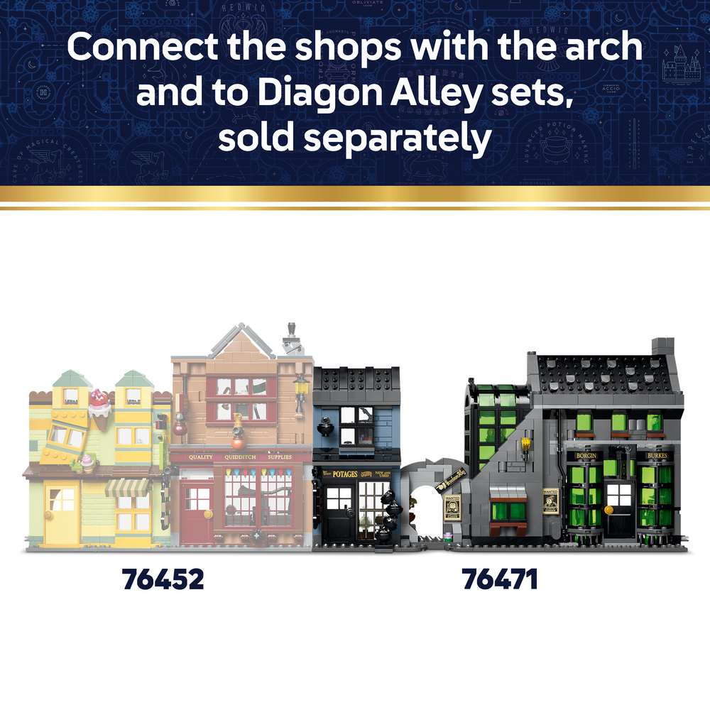 Lego Harry Potter Knockturn Alley Wizarding Shops | 76471