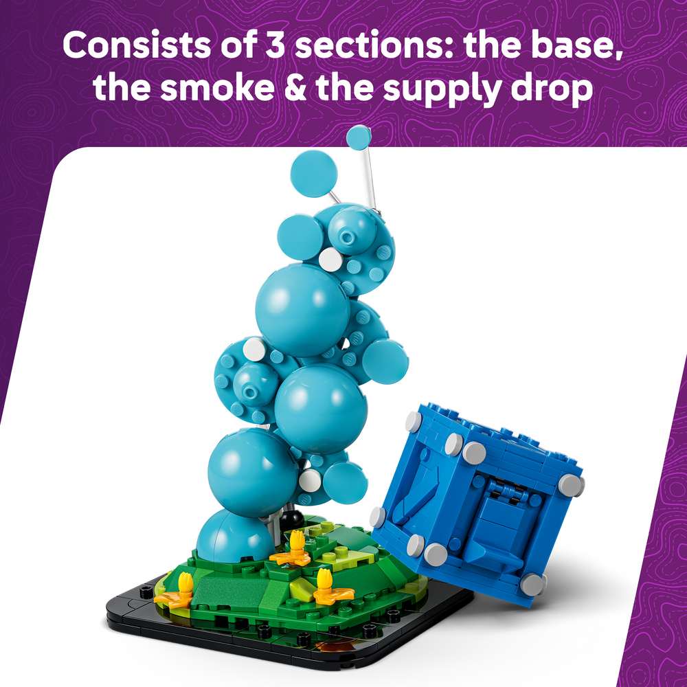 LEGO Fortnite Supply Drop 77080 - captioned product view. 314 pieces. Ages 10+.