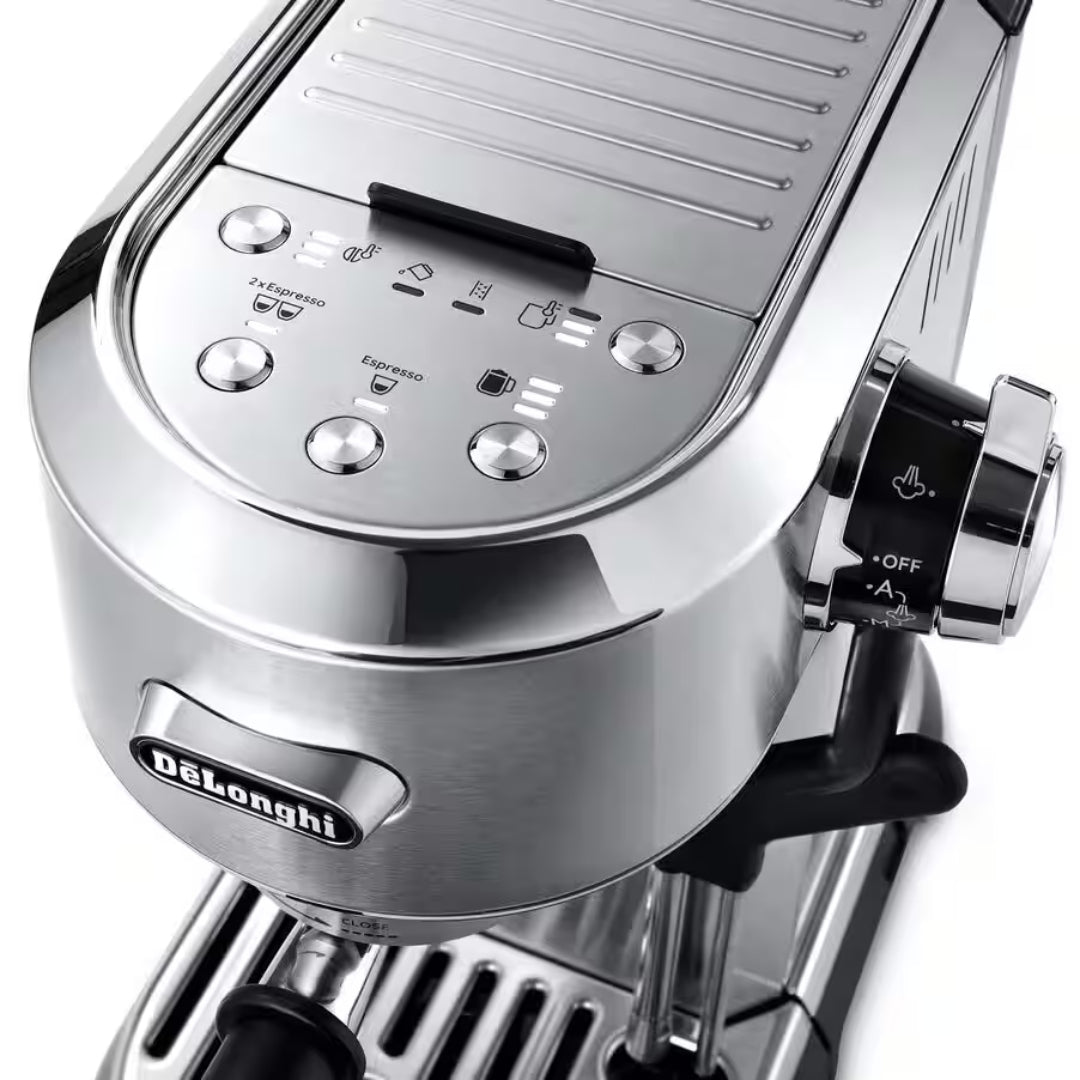 Delonghi Dedica Maestro Plus Manual Espresso Coffee Maker - Stainless Steel | EC950.M