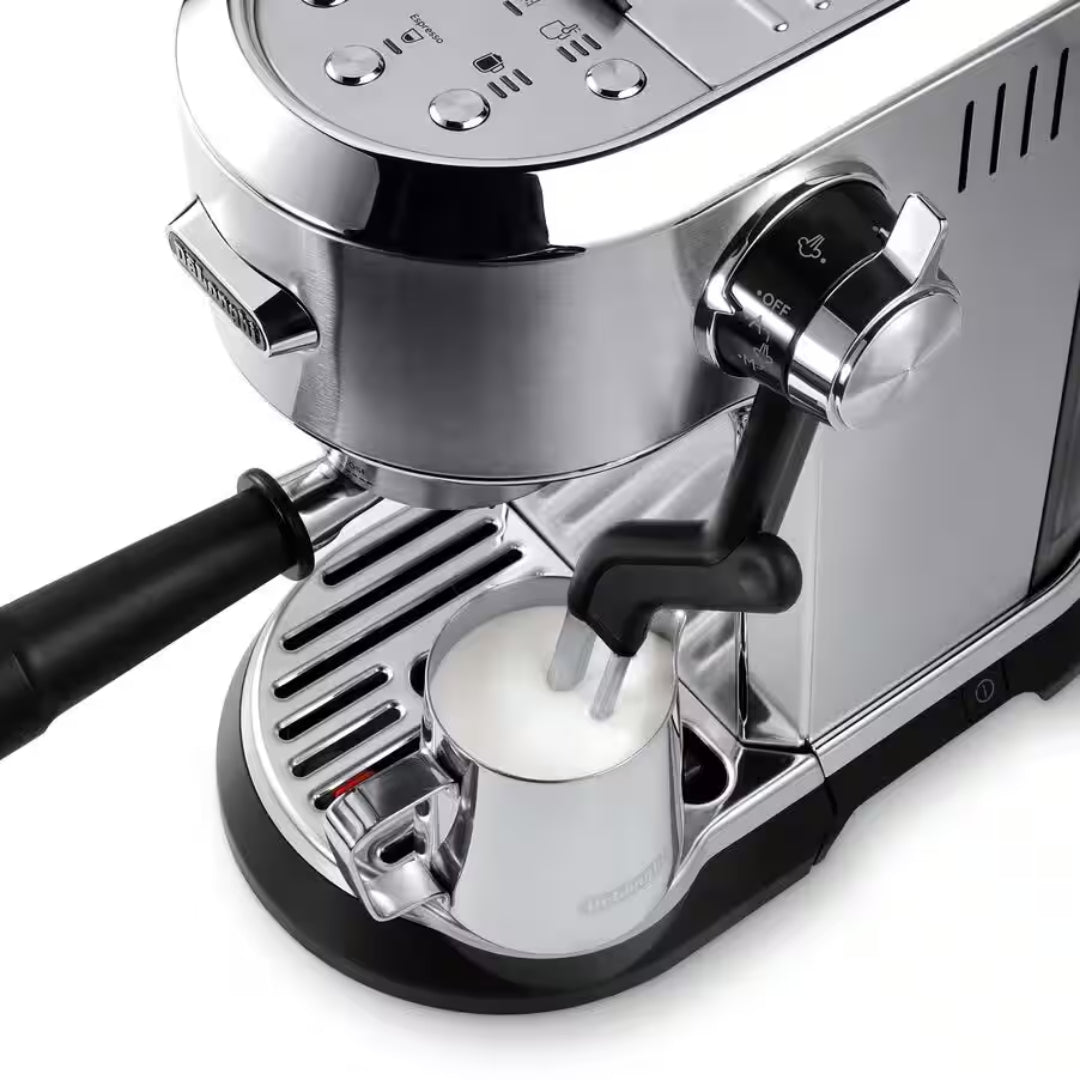 Delonghi Dedica Maestro Plus Manual Espresso Coffee Maker - Stainless Steel | EC950.M