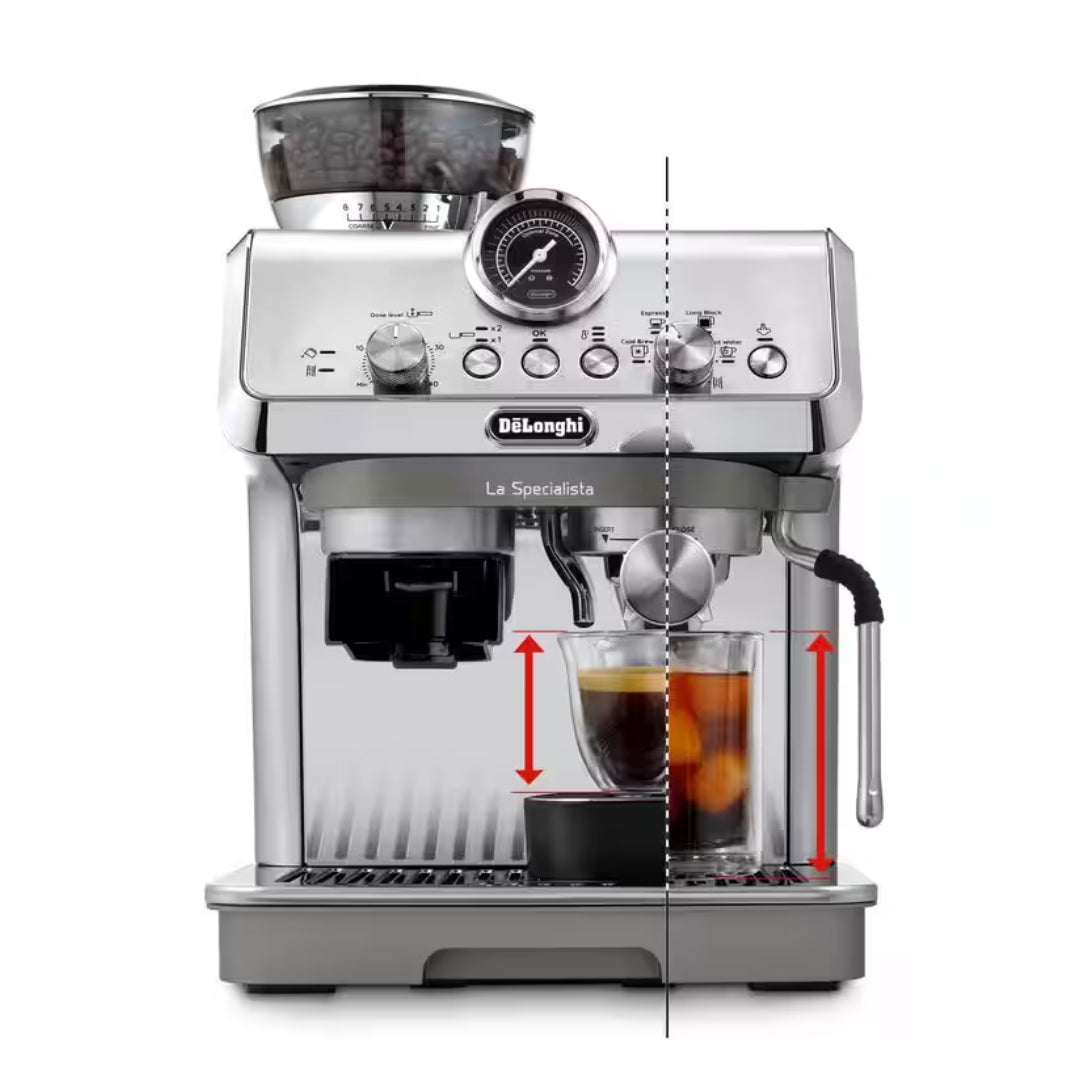 DeLonghi La Specialista Arte Evo Espresso Coffee Machine - Stainless Steel | EC9255.M