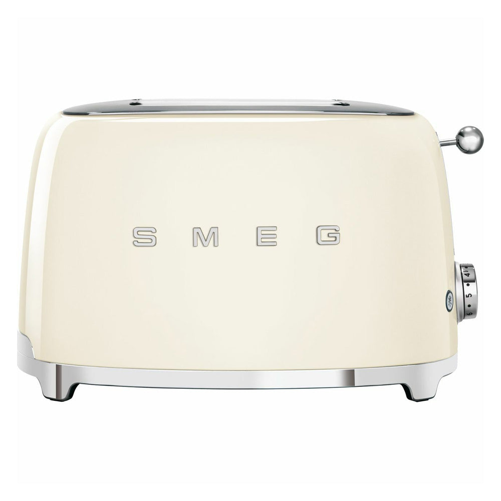 Smeg 50's Retro Style Aesthetic 2 Slice Toaster - Cream | TSF01CRUK
