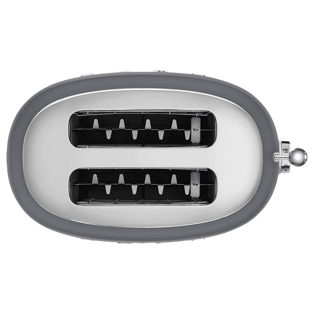 Smeg 50's Retro Style Aesthetic 2 Slice Toaster - Slate Grey | TSF01GRUK