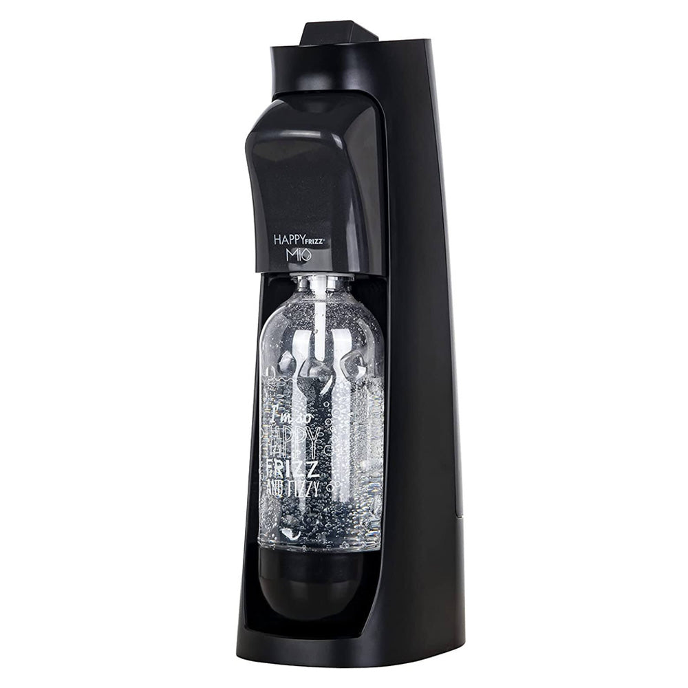 Happy Frizz Mio Sparkling Water Maker with Gas and Bottle - Black | MIO01