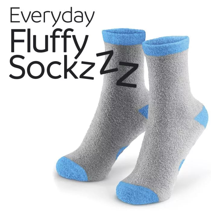 Go Travel Everyday Fluffy Sockzzz Socks - Blue | 807.102