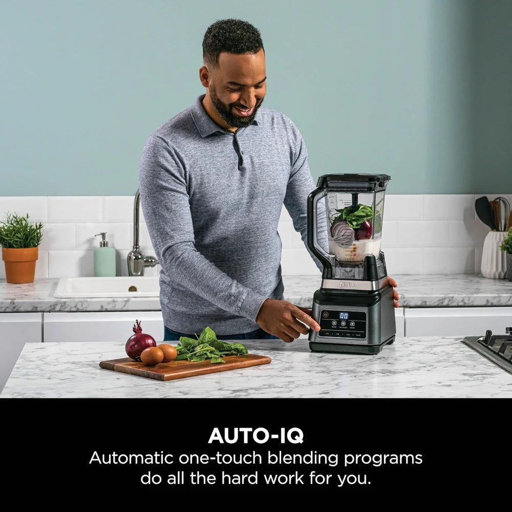 NINJA 2-in-1 Blender 1200W - Black & Silver | BN750UK