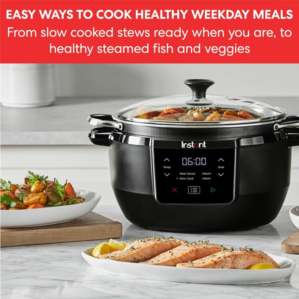 Instant Pot Superior Slow Cooker 7.1 Litre - Black | 140-6128-01-UK