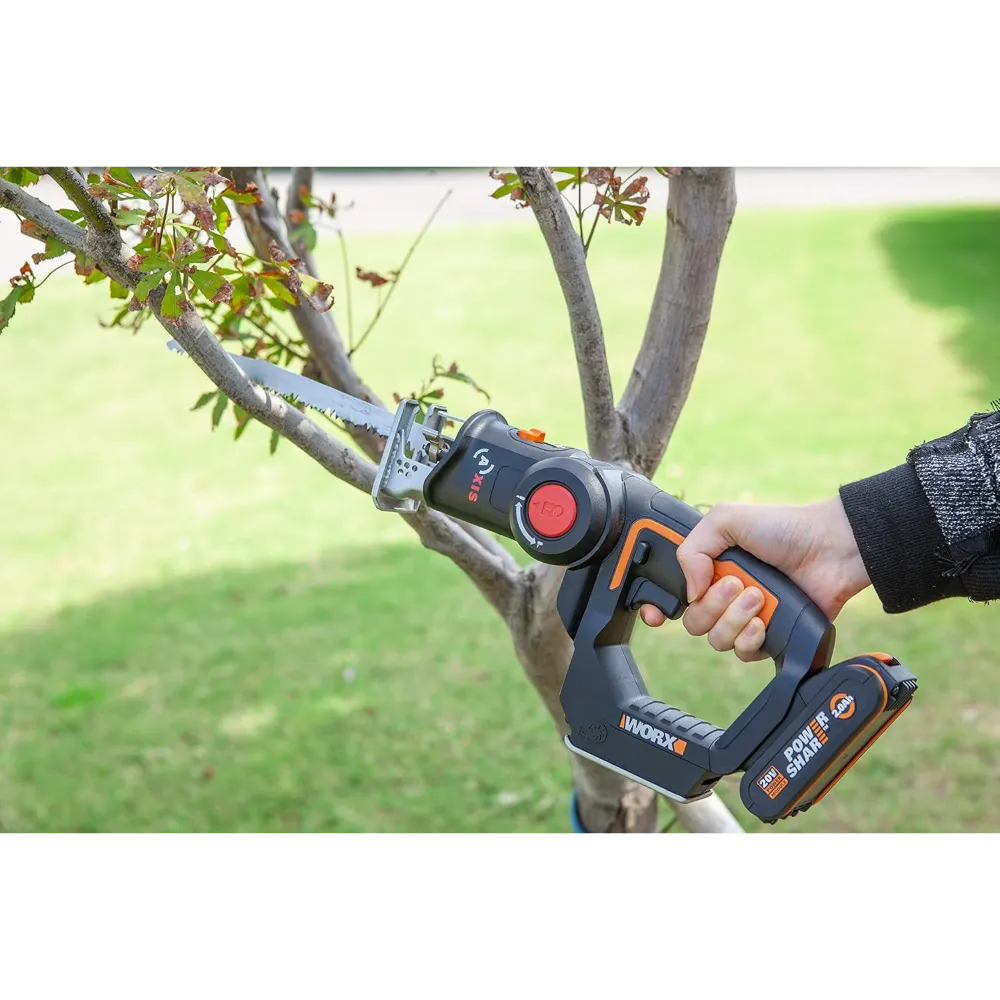 Worx Cordless 2 in 1 Axis Jigsaw / Reciprocating Saw 20v Kit | WX550.2