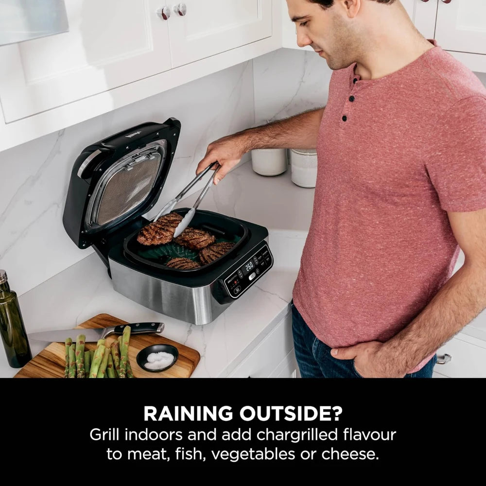 Ninja Health Grill & Air Fryer - Black | AG301UK