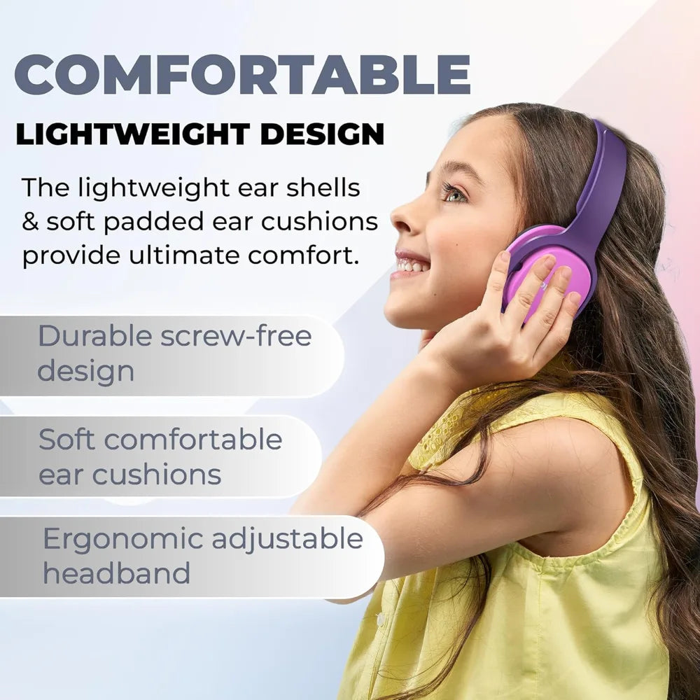 Philips Over Ear Kids Headphones Wired - Pink / Purple | SHK2000PK/00