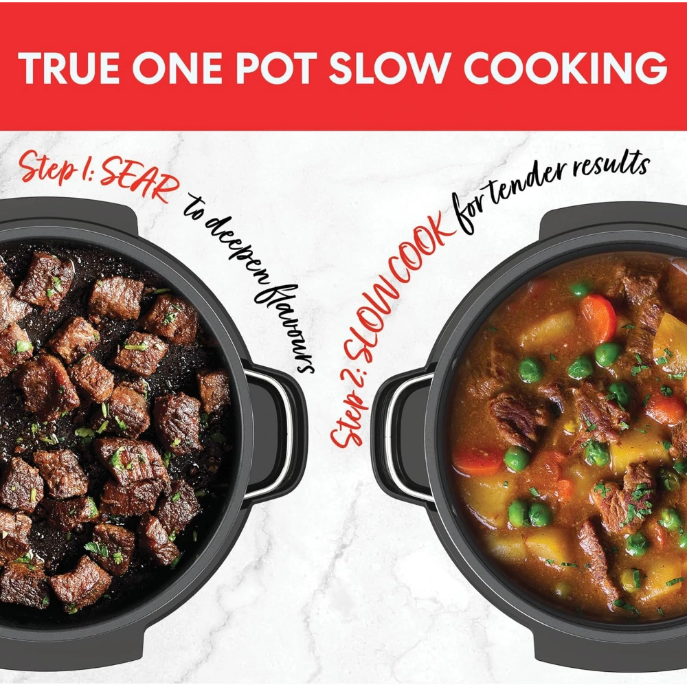 Instant Pot Superior Slow Cooker 7.1 Litre - Black | 140-6128-01-UK