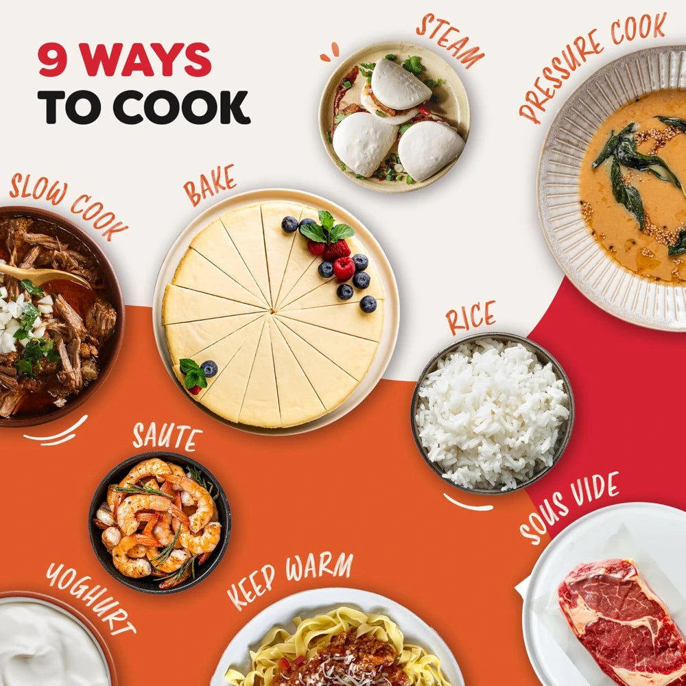 Instant Pot Duo Plus with Whisperquiet Multi Cooker 5.7 Litre - Black | 112-3079-01-UK