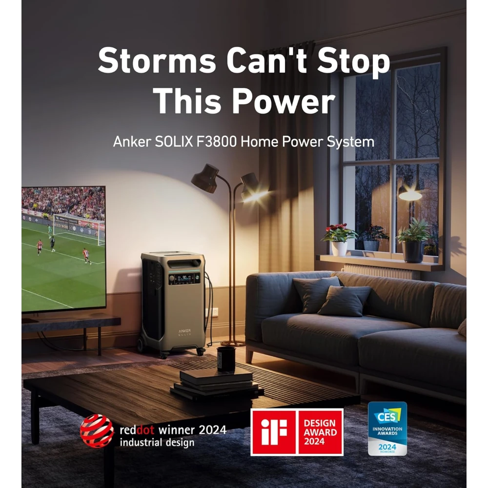 Anker SOLIX F3800 Portable Power Station Battery Backup ( 3840Wh - 6000W ) | A1790211