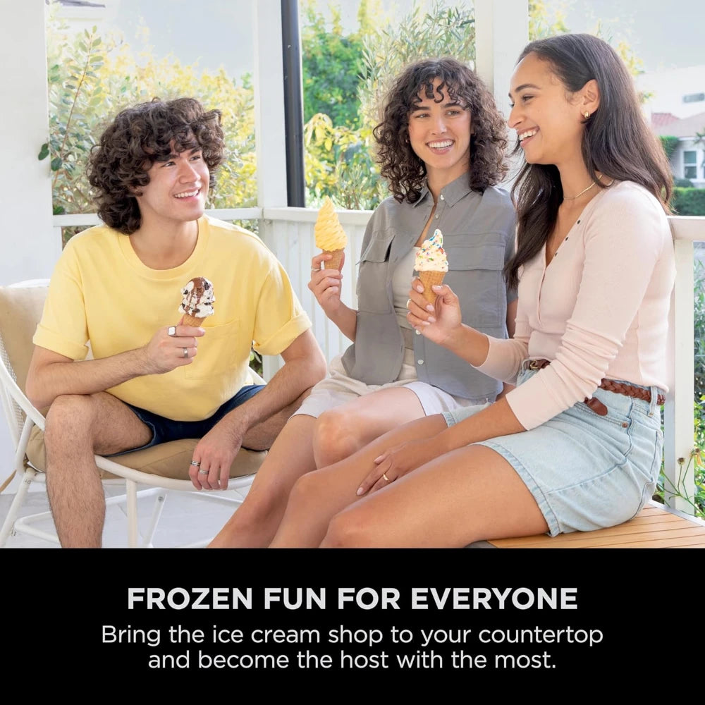 Ninja Swirl by CREAMi 13 in 1 Soft Serve and Ice Cream Maker - Platinum Silver | NC701UK