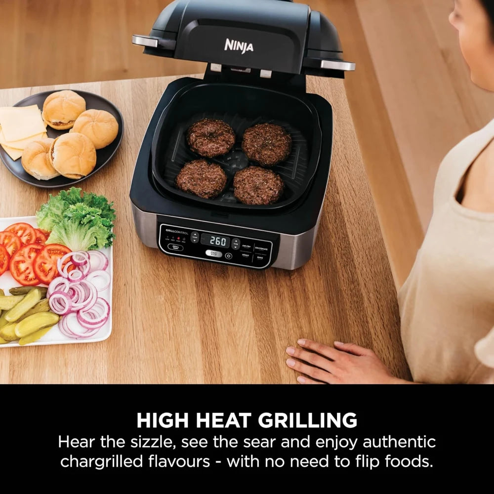 Ninja Health Grill & Air Fryer - Black | AG301UK