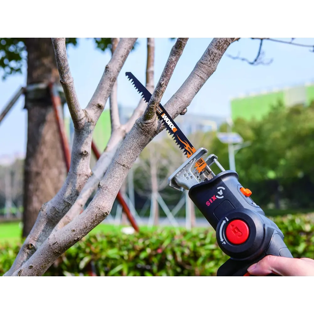 Worx Cordless 2 in 1 Axis Jigsaw / Reciprocating Saw 20v Kit | WX550.2