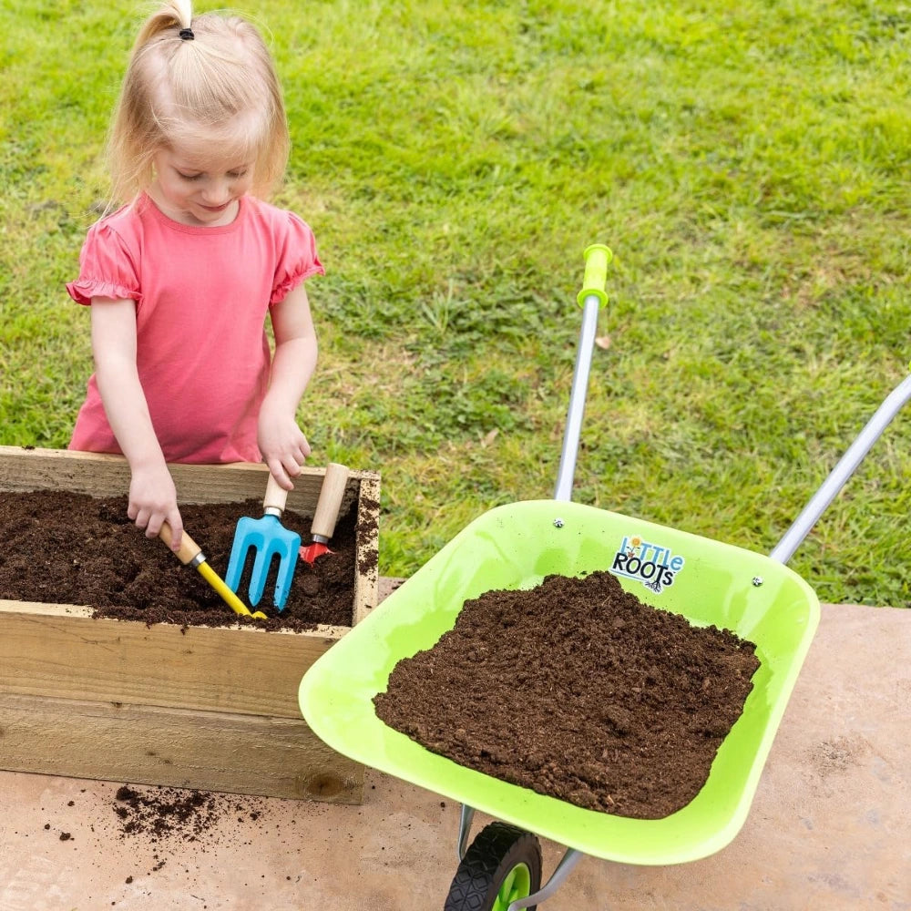 Little Roots Kids Wheelbarrow - Green | BGG1655