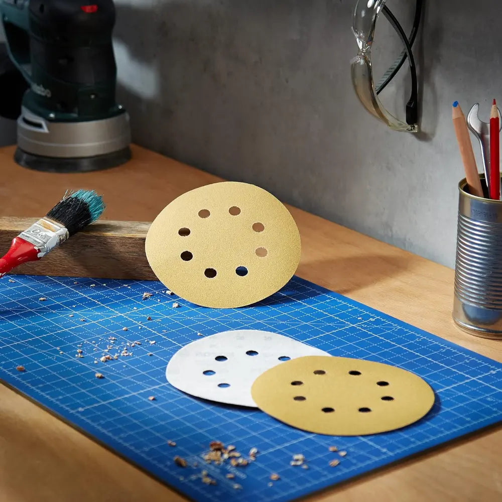 Bosch 125mm Orbital Sanding Discs 120 Grit 5 Pack | 2608605071