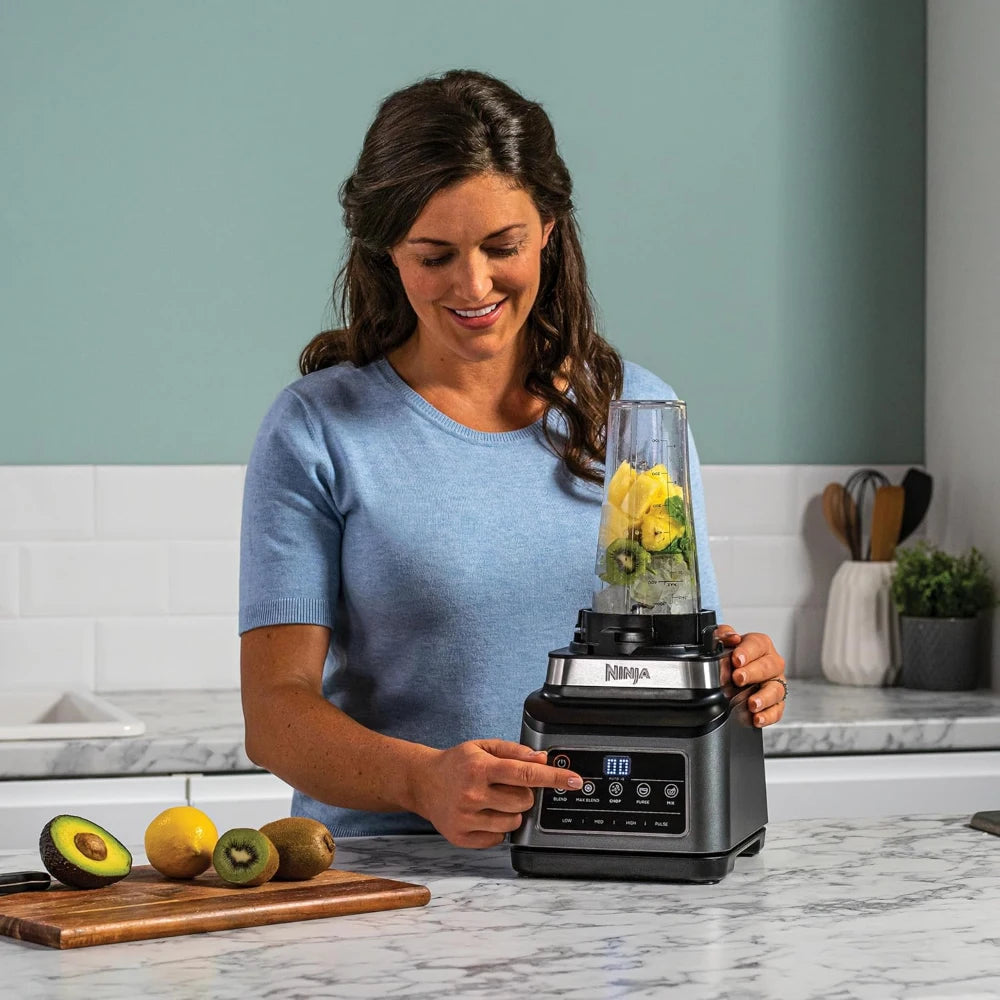 Ninja 3-in-1 Food Processor and Blender with Auto-IQ | BN800UK