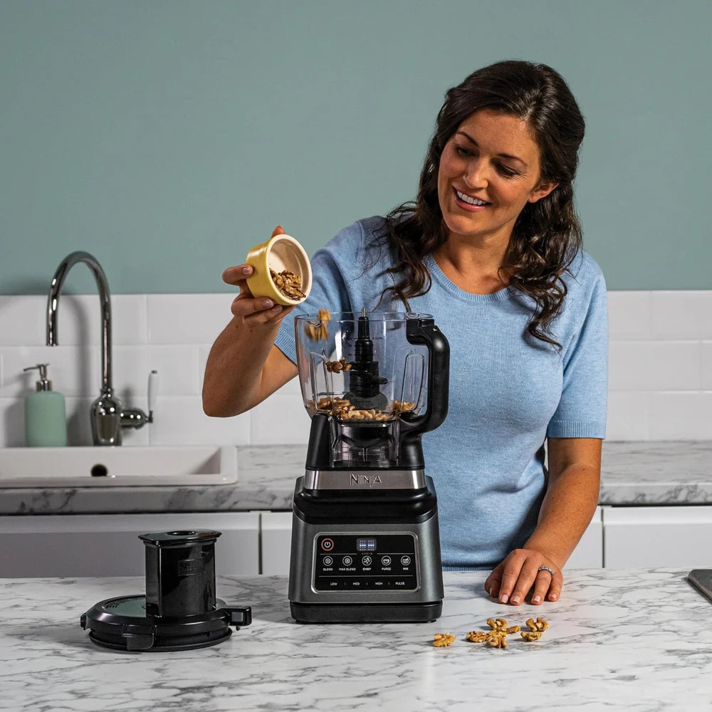 Ninja 3-in-1 Food Processor and Blender with Auto-IQ | BN800UK
