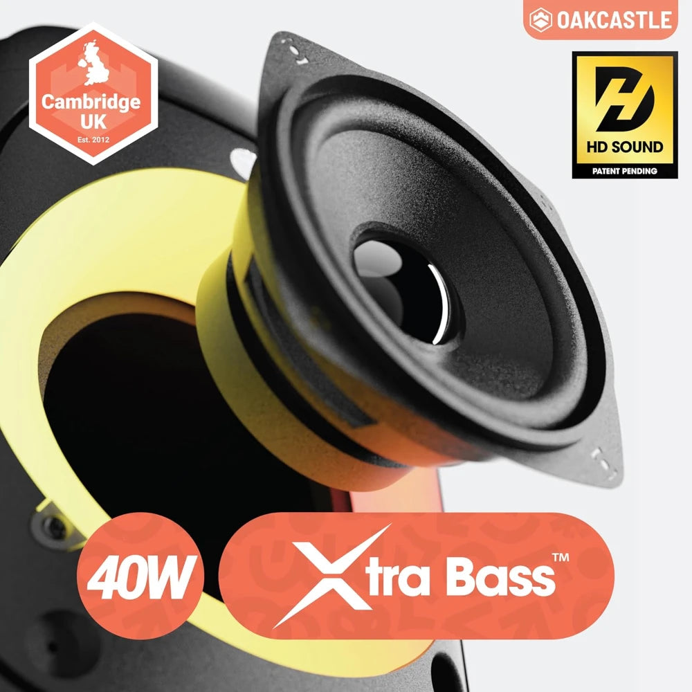 Majority PS100 Portable Wireless Bluetooth Party Speaker with Karaoke Micophone - Black | 1000002991