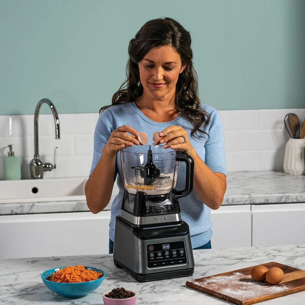 Ninja 3-in-1 Food Processor and Blender with Auto-IQ | BN800UK